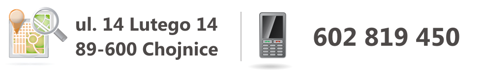 ul. 14 Lutego 14, 89-600 Chojnice. Telefon 602 819 450